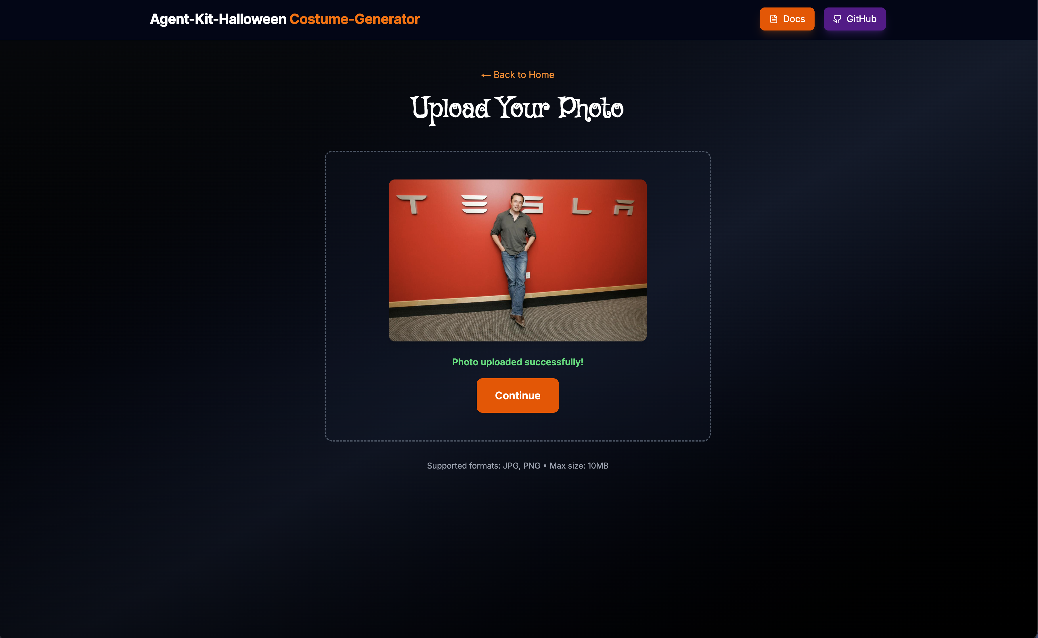 Agent Kit Halloween Costume Generator Screenshots 1